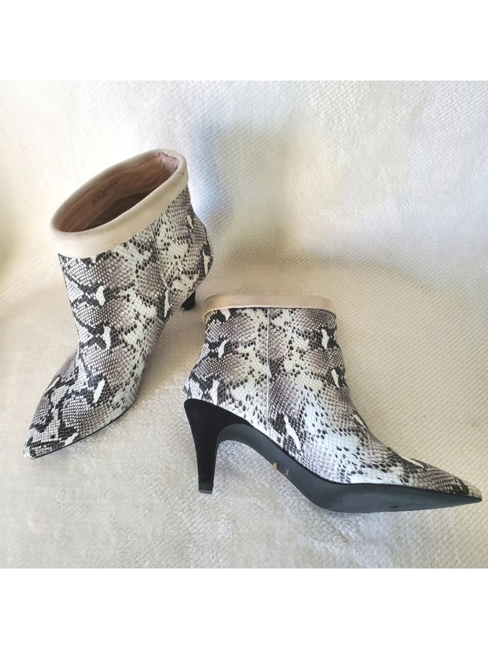 42 Gold Ojai Snake Ankle Boots